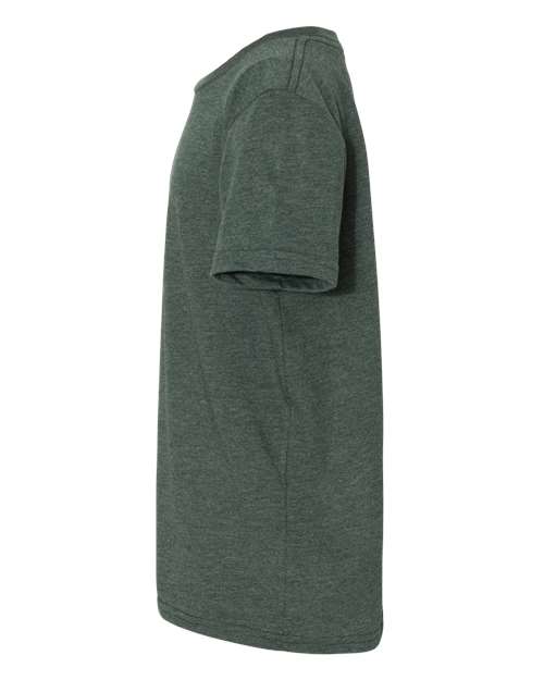 BELLA + CANVAS 3001YCVC - Youth CVC Jersey Tee - Heather Forest