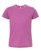 BELLA + CANVAS 3001YCVC - Youth CVC Jersey Tee - Heather Magenta