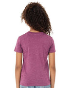 BELLA + CANVAS 3001YCVC - Youth CVC Jersey Tee - Heather Magenta
