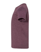 BELLA + CANVAS 3001YCVC - Youth CVC Jersey Tee - Heather Maroon