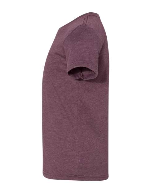 BELLA + CANVAS 3001YCVC - Youth CVC Jersey Tee - Heather Maroon