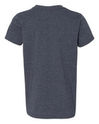 BELLA + CANVAS 3001YCVC - Youth CVC Jersey Tee - Heather Navy