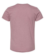 BELLA + CANVAS 3001YCVC - Youth CVC Jersey Tee - Heather Orchid