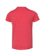 BELLA + CANVAS 3001YCVC - Youth CVC Jersey Tee - Heather Red