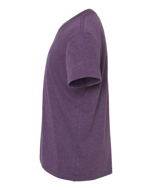 BELLA + CANVAS 3001YCVC - Youth CVC Jersey Tee - Heather Team Purple
