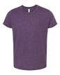 BELLA + CANVAS 3001YCVC - Youth CVC Jersey Tee - Heather Team Purple