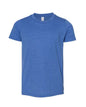 BELLA + CANVAS 3001YCVC - Youth CVC Jersey Tee - Heather True Royal