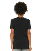 BELLA + CANVAS 3001YCVC - Youth CVC Jersey Tee - Solid Black Blend