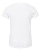 BELLA + CANVAS 3001YCVC - Youth CVC Jersey Tee - Solid White Blend