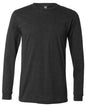 BELLA + CANVAS 3501CVC - Heather CVC Long Sleeve Tee - Dark Grey Heather