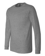 BELLA + CANVAS 3501CVC - Heather CVC Long Sleeve Tee - Deep Heather