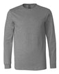 BELLA + CANVAS 3501CVC - Heather CVC Long Sleeve Tee - Deep Heather