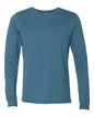 BELLA + CANVAS 3501CVC - Heather CVC Long Sleeve Tee - Heather Deep Teal