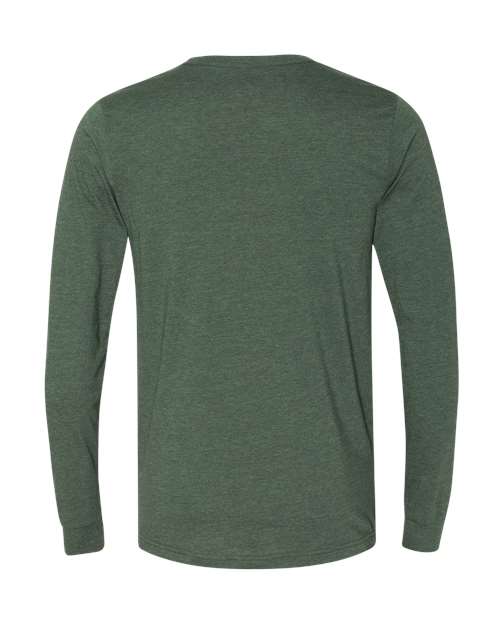 BELLA + CANVAS 3501CVC - Heather CVC Long Sleeve Tee - Heather Forest