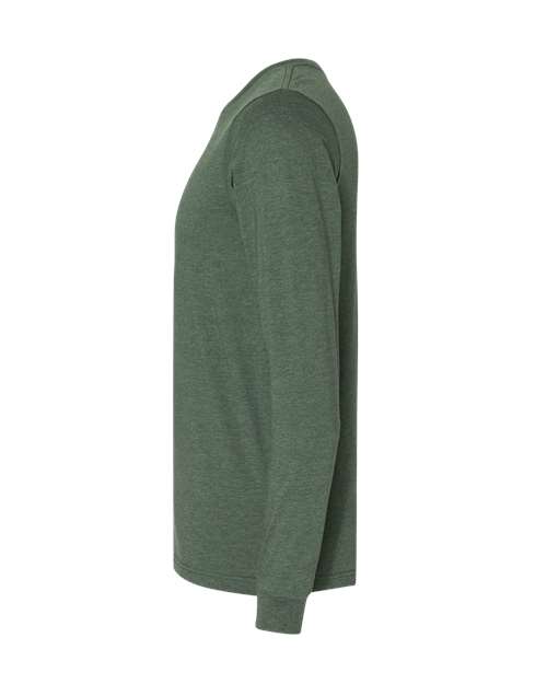 BELLA + CANVAS 3501CVC - Heather CVC Long Sleeve Tee - Heather Forest