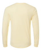 BELLA + CANVAS 3501CVC - Heather CVC Long Sleeve Tee - Heather French Vanilla