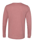 BELLA + CANVAS 3501CVC - Heather CVC Long Sleeve Tee - Heather Mauve