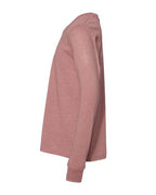 BELLA + CANVAS 3501CVC - Heather CVC Long Sleeve Tee - Heather Mauve