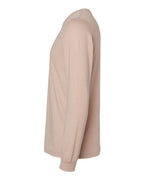 BELLA + CANVAS 3501CVC - Heather CVC Long Sleeve Tee - Heather Pink Gravel
