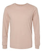 BELLA + CANVAS 3501CVC - Heather CVC Long Sleeve Tee - Heather Pink Gravel