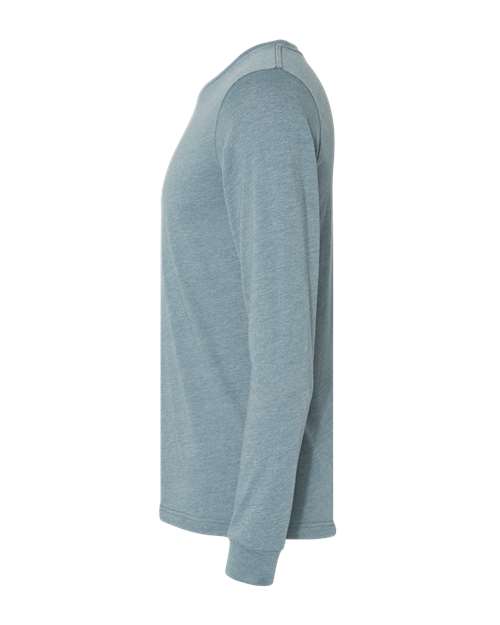 BELLA + CANVAS 3501CVC - Heather CVC Long Sleeve Tee - Heather Slate