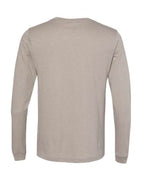 BELLA + CANVAS 3501CVC - Heather CVC Long Sleeve Tee - Heather Stone