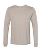 BELLA + CANVAS 3501CVC - Heather CVC Long Sleeve Tee - Heather Stone