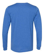 BELLA + CANVAS 3501CVC - Heather CVC Long Sleeve Tee - Heather True Royal