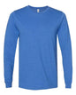 BELLA + CANVAS 3501CVC - Heather CVC Long Sleeve Tee - Heather True Royal