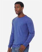 BELLA + CANVAS 3501CVC - Heather CVC Long Sleeve Tee - Heather True Royal