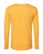 BELLA + CANVAS 3501CVC - Heather CVC Long Sleeve Tee - Heather Yellow Gold