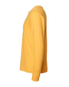 BELLA + CANVAS 3501CVC - Heather CVC Long Sleeve Tee - Heather Yellow Gold