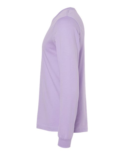 BELLA + CANVAS 3501 - Unisex Jersey Long Sleeve Tee - Dark Lavender