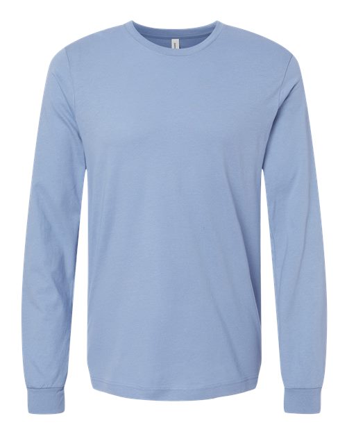 BELLA + CANVAS 3501 - Unisex Jersey Long Sleeve Tee - Lavender Blue