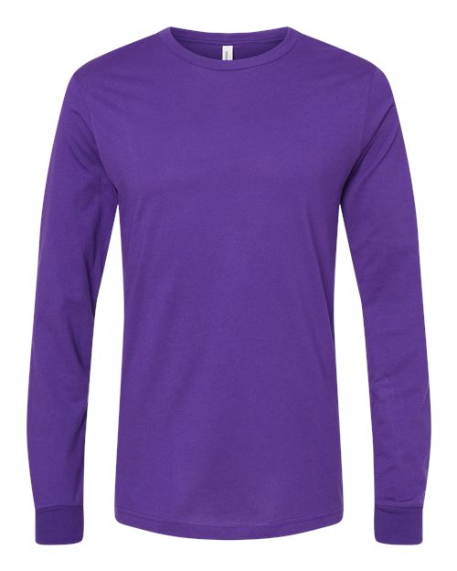 BELLA + CANVAS 3501 - Unisex Jersey Long Sleeve Tee - Team Purple
