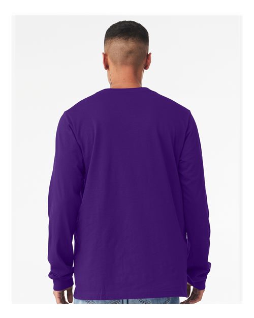 BELLA + CANVAS 3501 - Unisex Jersey Long Sleeve Tee - Team Purple