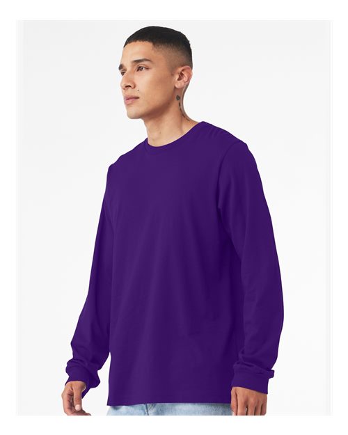 BELLA + CANVAS 3501 - Unisex Jersey Long Sleeve Tee - Team Purple