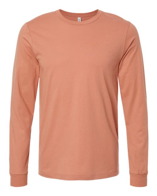 BELLA + CANVAS 3501 - Unisex Jersey Long Sleeve Tee - Terracotta