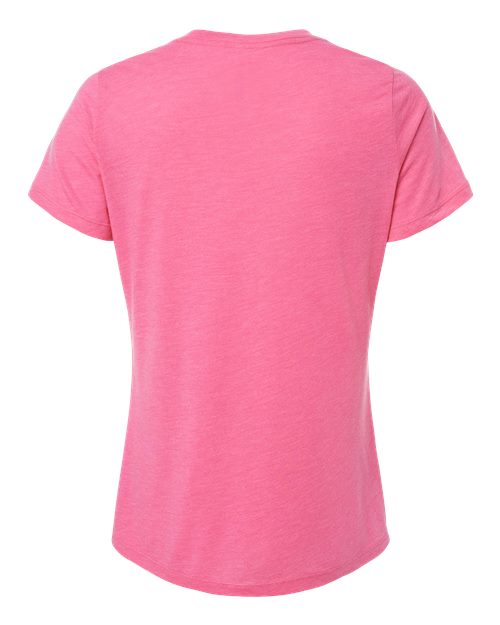 BELLA + CANVAS 6413 - Womens Relaxed Fit Triblend Tee - Charity Pink Triblend