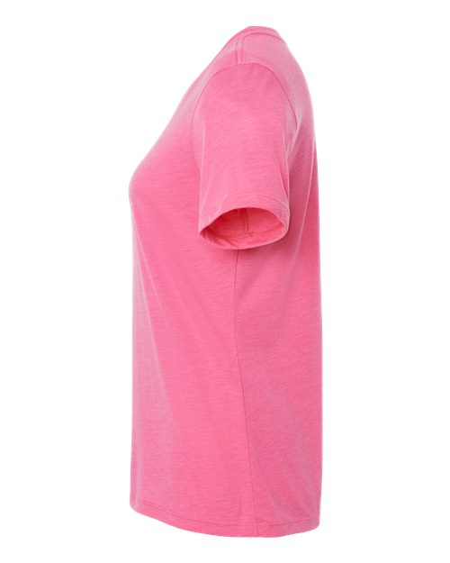 BELLA + CANVAS 6413 - Womens Relaxed Fit Triblend Tee - Charity Pink Triblend