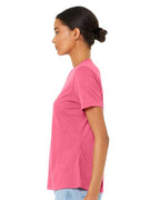 BELLA + CANVAS 6413 - Womens Relaxed Fit Triblend Tee - Charity Pink Triblend