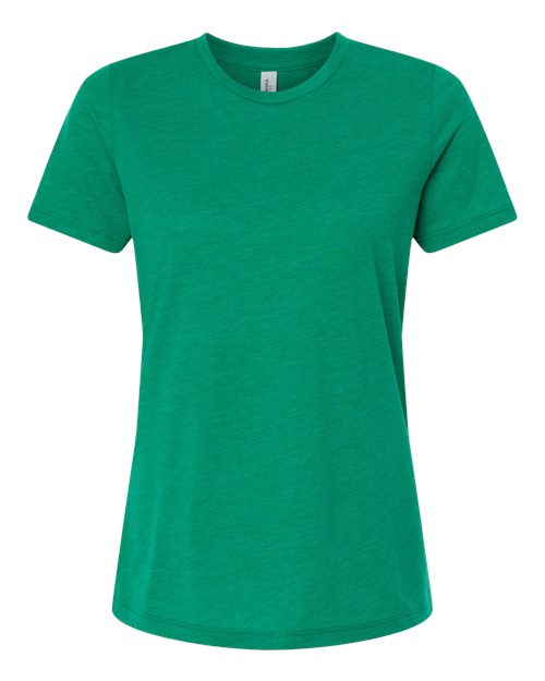 BELLA + CANVAS 6413 - Womens Relaxed Fit Triblend Tee - Kelly Triblend