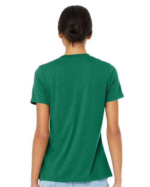 BELLA + CANVAS 6413 - Womens Relaxed Fit Triblend Tee - Kelly Triblend