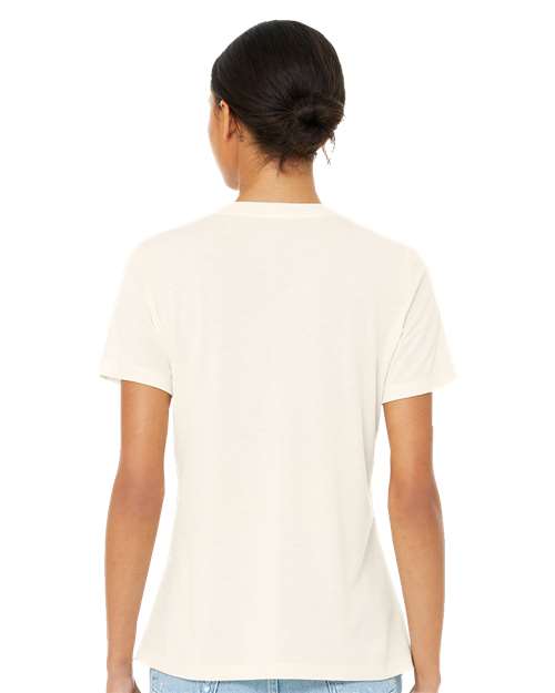 BELLA + CANVAS 6413 - Womens Relaxed Fit Triblend Tee - Solid Natural Triblend