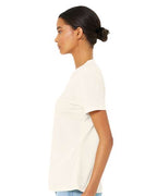 BELLA + CANVAS 6413 - Womens Relaxed Fit Triblend Tee - Solid Natural Triblend