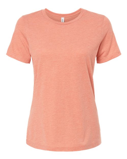 BELLA + CANVAS 6413 - Womens Relaxed Fit Triblend Tee - Sunset Triblend