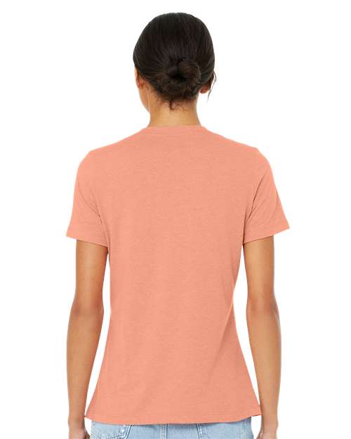 BELLA + CANVAS 6413 - Womens Relaxed Fit Triblend Tee - Sunset Triblend