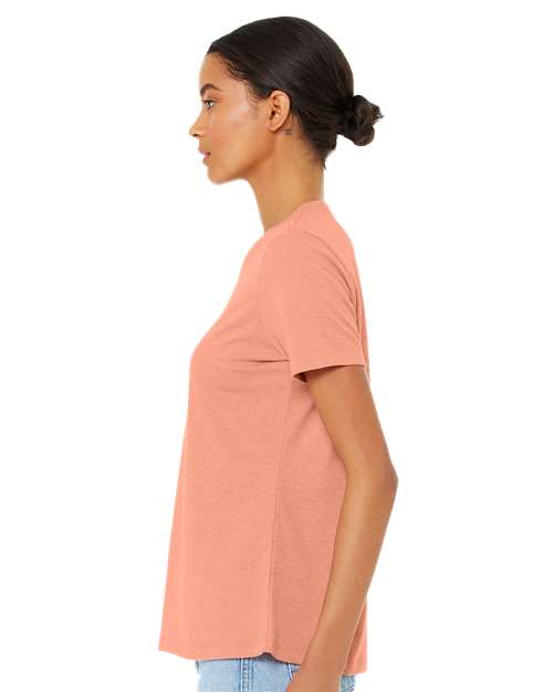 BELLA + CANVAS 6413 - Womens Relaxed Fit Triblend Tee - Sunset Triblend