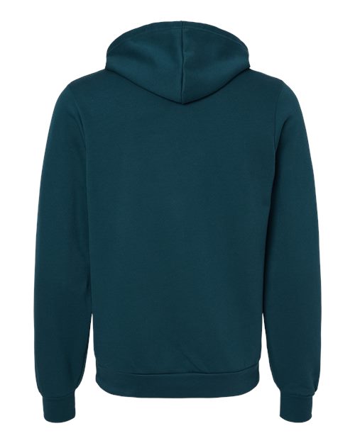 BELLA + CANVAS 3719 - Unisex Sponge Fleece Hoodie Sweatshirt - Atlantic