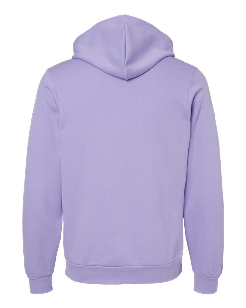 BELLA + CANVAS 3719 - Unisex Sponge Fleece Hoodie Sweatshirt - Dark Lavender